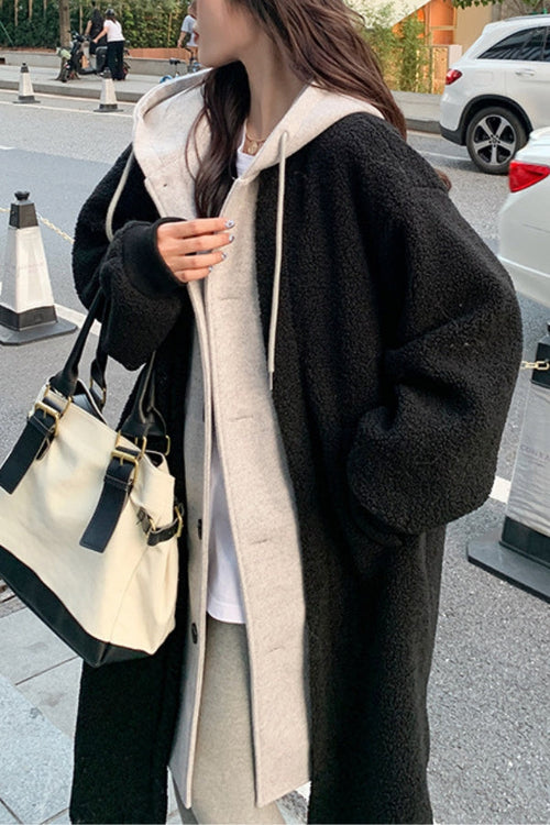 Everyday Wear Oversized Sherpa Long Coat