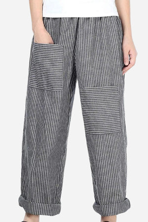 High Waist Striped Chic Comfort Pants