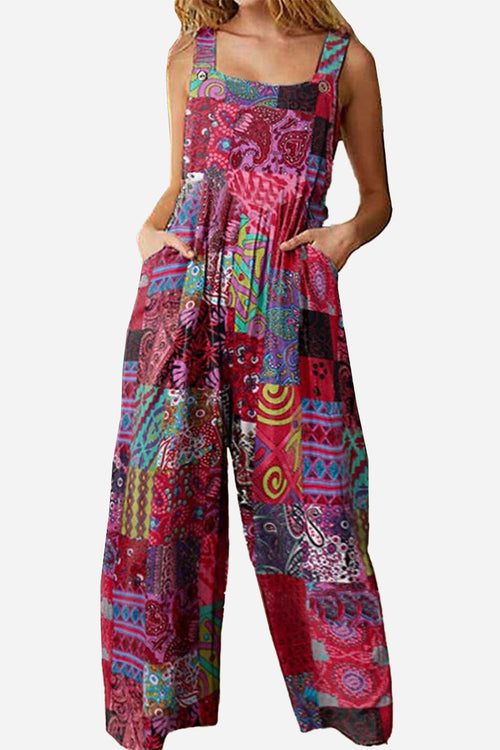 Vibrant & Creative: Bohemian Fantasy Overalls