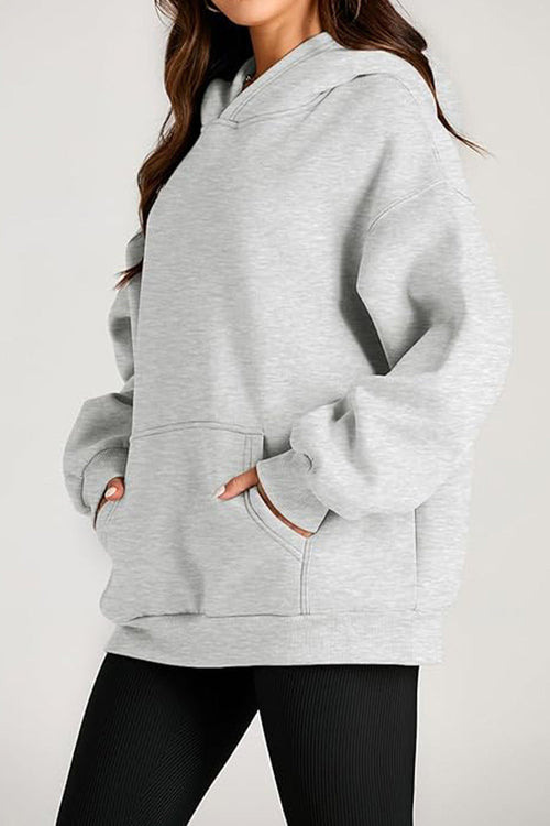 Oversized Fleece-Lined Hoodie