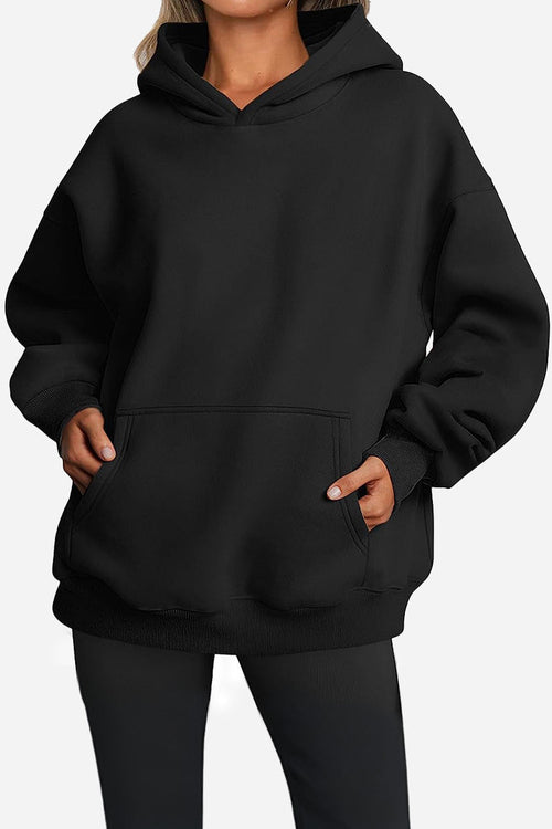 Oversized Fleece-Lined Hoodie