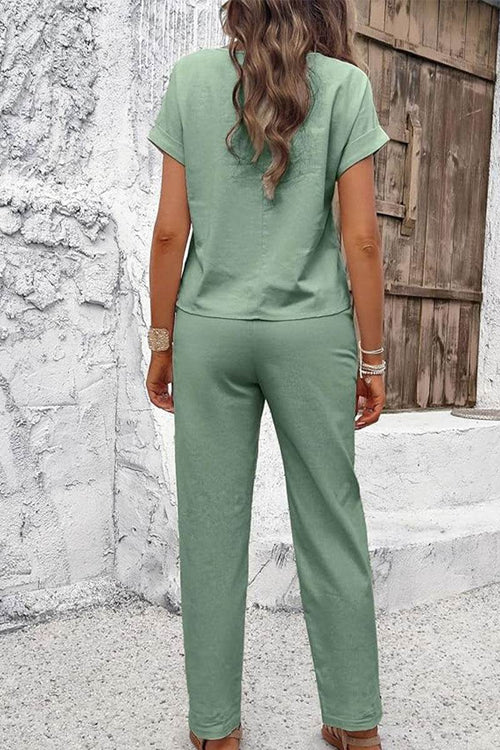 100% Cotton Total Comfort Two-Piece Set