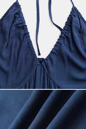 Sunshine On Sand Halter-Neck Jumpsuit