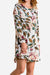 All Over Floral Print Linen Shift Dress