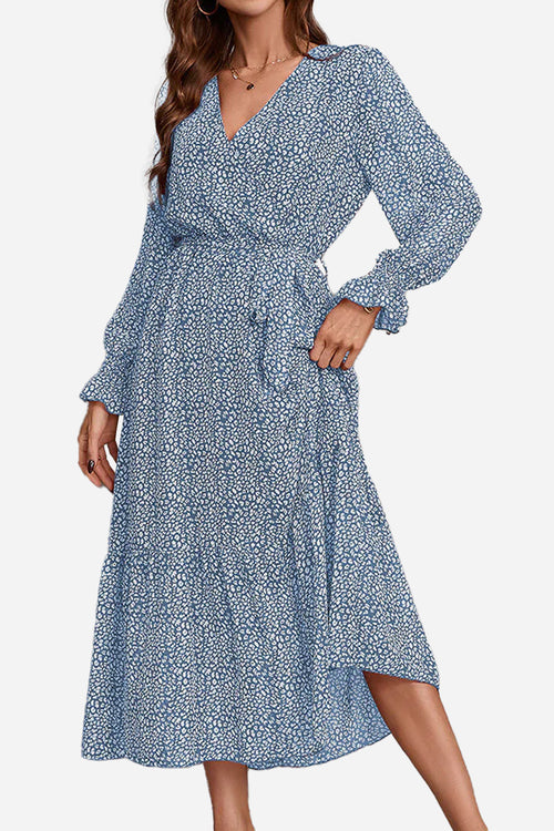 Bloom Wrap Midi Dress