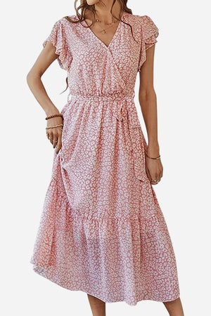 Elegant Blossoms Boho Maxi Dress