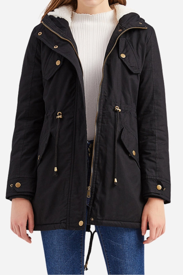 Extra Comfortable Cotton Parka Coat