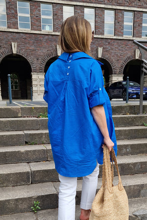 Oversized 100% Cotton Linen Shirt