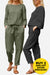Retro Monochrome Linen Two-Piece Set 1+1
