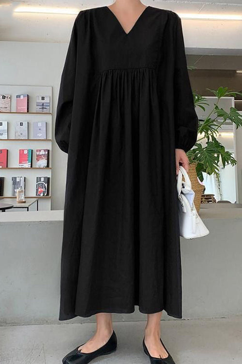 Midi Long Sleeve Spring Dress